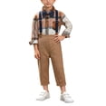 thumbnail image 2 of LvhaoGJOB Little Kids Kids 2-Piece Outfit Set - Multi-Pocket, 2 of 7