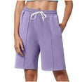 thumbnail image 2 of lmcalzta Running Shorts for Women Summer Drawstring High Waisted Shorts with Pockets Gym Athletic Shorts, 2 of 8