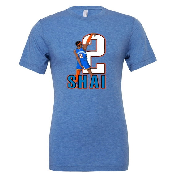 TRIBLEND Shai Gilgeous Alexander OKC Shirt T-Shirt