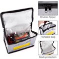 thumbnail image 3 of Bolsa de seguridad Lipo Guard, bolsa de seguridad a prueba de explosiones, portátil, 215x115x155mm para RC FPV Racing Drone, batería de coche segura, 3 of 4