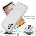 thumbnail image 4 of Feishell Gradient Clear Case for Samsung Galaxy A32 5G,Dual Layer Hybrid 2-In-1 PC + TPU Transparent Anti-Scratch Shockproof Lightweight Slim Phone Case for Samsung Galaxy A32 5G,Clear, 4 of 6