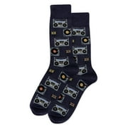 Retro Music Denim Mens Crew Socks