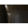 thumbnail image 4 of Roundhill Furniture Leinster Nailhead Lounge Chair and Ottoman, Faux Leather Fabric, Espresso, 4 of 9