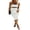 White, variant on Gupgi Women Strapless Knitted Dress Summer Off Shoulder Striped Cutout Midi Bodycon Dresses