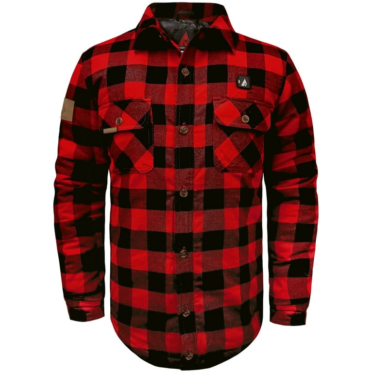 ActionHeat 5V Battery Heated Flannel Work Shirt Walmart