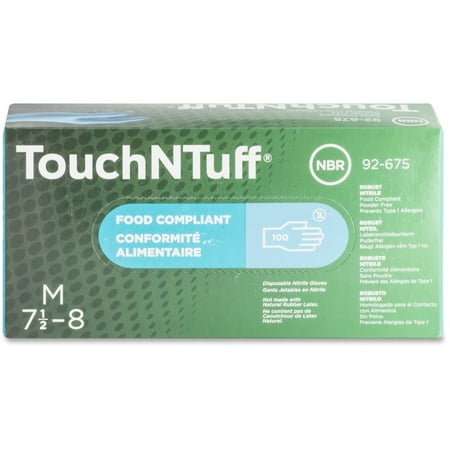 

Ansell ANS92675M Health Powder-free Dispenser Nitrile Gloves 100 / Box Blue