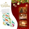 thumbnail image 3 of SKYSONIC Christmas Stockings 1PCS,Cute Dinosaur Big Xmas Stockings Gift Decorations and Party Supplies,Used for Fireplace Decoration Socks Christmas Tree Decoration, 3 of 7