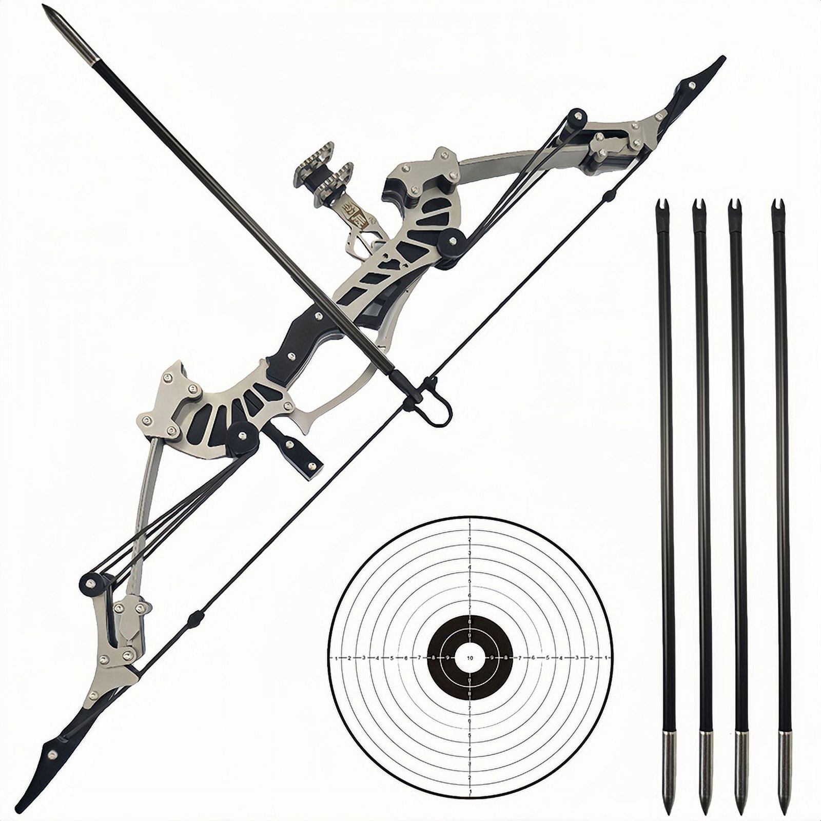SNOWEAGLE 16.5-inch high-power outdoor recurve eagle bow, new bow and arrow, composite bow, recurve bow, American hunting bow, competitive archery, adult archery (16.5-inch)
