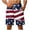 A1101_Orange, variant on Goodtrade8 Summer Swim Trunks for Men July 4th Pockets Swimwear Big and Tall Board Shorts Casual Ropa Mens Shorts Independence Day,Size: L