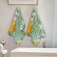 thumbnail image 4 of Coolnut Pineapple Soft Hand Towels, 2 PcsAbsorbent Bath Towel Decorative Fingertip Towels for Bathroom Gym Spa Hotel Beach Swimming Pool,14.4"x 28.3", 4 of 6
