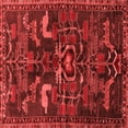 thumbnail image 1 of Ahgly Company Indoor Square Animal Red Traditional Area Rugs, 4' Square, 1 of 4