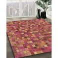 thumbnail image 2 of Ahgly Company Indoor Round Patterned Crimson Red Area Rugs, 6' Round, 2 of 6