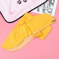 thumbnail image 1 of OUNONA Large Dog Clothes Dog Poncho For Large Dogs Waterproof Yellow 1Set, 1 of 5