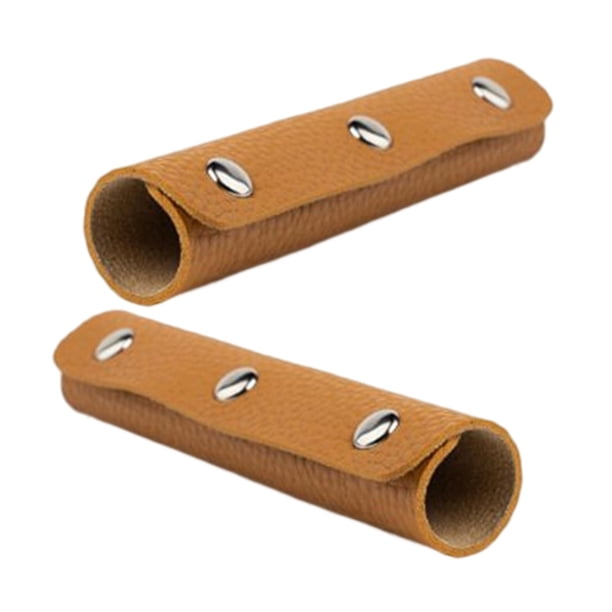 2 Uds., Bolso de Mano , Fundas para Bolsas de Cuero, Suministros para Manualidades, Funda con Correa para Monedero, con , Asa, Naranja Yinane Empuñadura