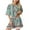 Green, variant on CHUMUD Pajama Set for Women Petite 2 Piece Soft Comfy Lounge Outfits Cute Printed Short Sleeve Pj Sleepwear Shorts Sets Loungewear Summer Casual