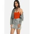 thumbnail image 3 of Women's Scoop Neck Cami Crop Tops Strap Camisole Tank Shirt Cami Cropped Tops, 3 of 4