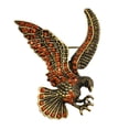 thumbnail image 2 of Broche de águila retro vintage para traje, alfiler de solapa para el pecho, accesorios para hombres y mujeres Bronce antiguo, 2 of 9