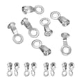 thumbnail image 1 of Conectores de bucle de cadena de bolas Uxcell, 12 Pcs, acero inoxidable para ventilador de techo, lámparas, collares y pulseras, 1 of 6