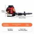 thumbnail image 4 of Seipouy 80CC Gas Powered Backpack Leaf Blower, 4.8 HP 2-Stroke 900 CFM 206 MPH , Commercial-Grade Gas Leaf Blower for Landscaping, Snow Removal, and Heavy-Duty Yard Work, 4 of 10