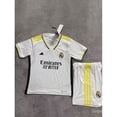 thumbnail image 2 of [Traje para niños] 2324 Real Madrid cancha blanca bordado tailandés traje de fútbol de alta calidad. Gao Jiahui unisex, 2 of 2