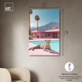 thumbnail image 5 of Art Remedy Modern Tiger Art Canvas, 30" x 45", Gallery Wrapped, Leopard Pink House, 5 of 7