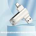 thumbnail image 5 of High-Speed Dual-Interface USB3.2 Flash Drive - Type-C and USB-A Ports, 150MB/s Data Transfer, Compatible with Mac, iPad, Android, PC, TV - Compact and Lightweight Design, 5 of 5