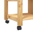 thumbnail image 2 of vidaXL Chariot de Cuisine Roulant sur Roues Salon Bois Massif Pin, 2 of 6