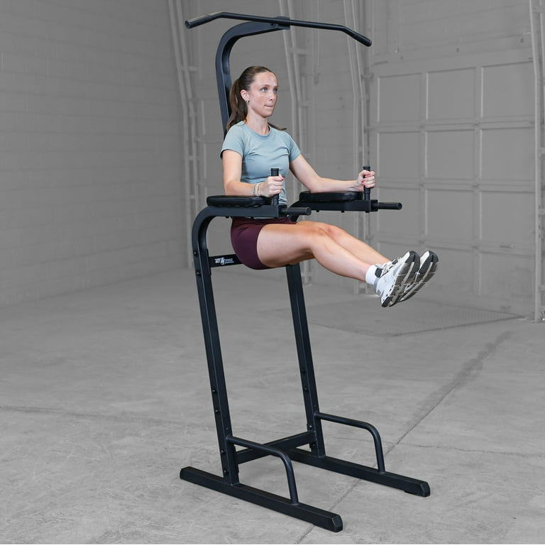 Best Fitness BFVK10 Vertical Knee Raise Exercise Machine with Leg