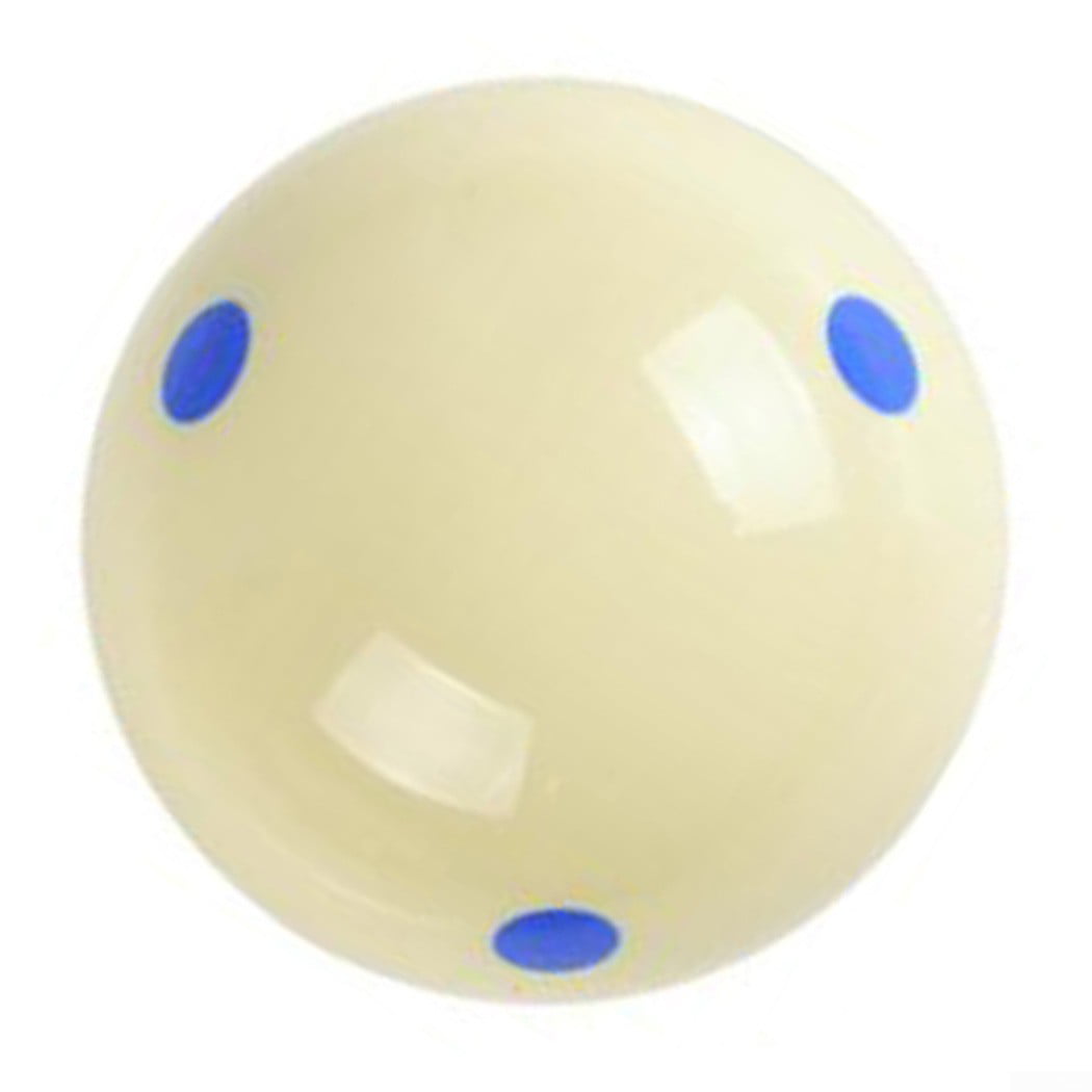 2 1/4" Spot  Pool Billiard Practice Training Cue Ball 6 oz Blue 6 Dot 