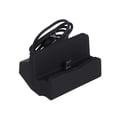 thumbnail image 1 of Cargador de base para teléfono de escritorio con soporte de carga para teléfono móvil creativo con cable de alimentación (negro), 1 of 5