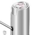 thumbnail image 3 of Dispensador de agua eléctrico ABS con USB, inteligente, con pulverizador cuantitativo, para exteriores, plateado, 3 of 5