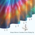 thumbnail image 6 of Rainbow Tie Dye Mandala Pattern Shower Curtain 36"x72" ,Bathroom Decorative Shower Curtains Set with 12 Hooks,Modern Waterproof Washable Shower Curtain, 6 of 6
