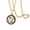 Gold Aquarius, variant on Women Men's 12 Constellation Horoscope Hollow Pendant Necklace Stainless Steel Birth Star Sign Personalized Pendant Chain Jewelry Silver Libra