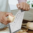 thumbnail image 2 of Oraceous Cheese Box Grater 4 Sided Cheese Grater For Kitchen Stainless Steel Vegetable Grater Food Grater For Cheese Ginger Potatoes, 2 of 10