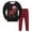 L229-Black, variant on HCNTES Christmas Pajamas Outfits Sets for Boys Girls Kids Cartoon Long Sleeve Matching Holiday Toddler Kids Xmas Jammies Sleepwear Homewear,Sizes 7-8 Years