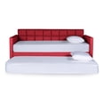 thumbnail image 3 of Cama Doble Makora Lino Rojo Modelo Samson No Incluye Colchones, 3 of 9
