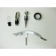 thumbnail image 3 of Wine Bottle Opener Set, Corkscrew Bottle Opener, Collar, Pourer, And Stopper, 3 of 4