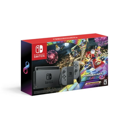 Nintendo Switch Bundle with Mario Kart 8 Deluxe -