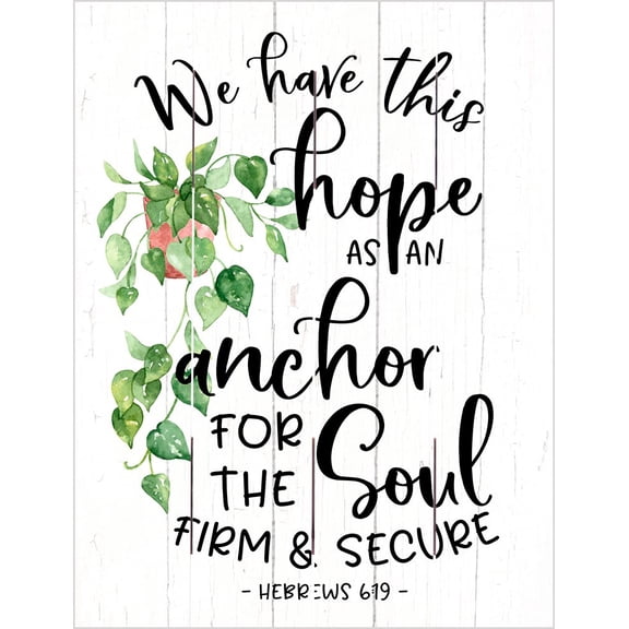 Beechdale Frames 245800 9 x 12 in. We Have This Hope Pallet Art