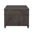 thumbnail image 6 of Harper & Bright Designs Rustic Lift Top Coffee Table with Storage, Rectangle Center Table with Hidden Compartment and Open Shelf, Large Coffee Table with Adjustable Desktop, Antique Brown, 6 of 10
