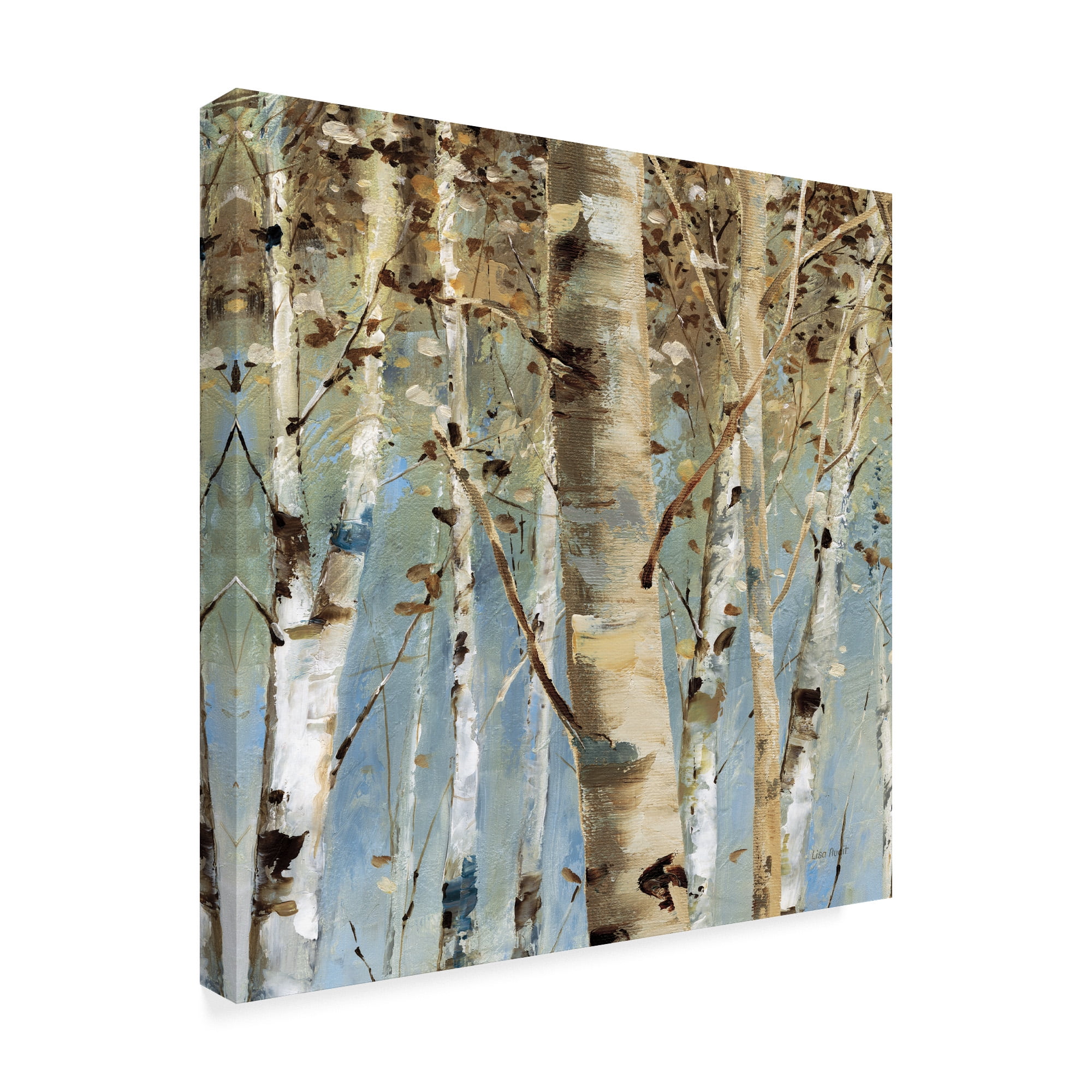 Trademark Fine Art 'White Forest III' Canvas Art by Lisa Audit
