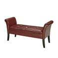 thumbnail image 1 of Aahana Hallway Bench with Storage, Red, 1 of 1