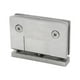thumbnail image 2 of Bisagra para puerta de ducha de cristal, rotación de 360 ​​grados, metal, ligera Cepillado recto, 2 of 9