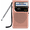 Rose Gold, variant on Milanix Small AM/FM Radio Portable Battery Operated with Best Reception, Longest Range, Headphone Jack, Tuning Light, Transistor, Indoor and Outdoor, Emergency Use (Blue Coral)