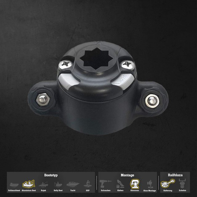 Soporte RAILBLAZA TracLoader 45 StarPort para barcos de pesca