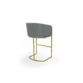 thumbnail image 3 of Chic Home Easly PU Leather Upholstered Shelter Arm Design Bar Stool, 3 of 4