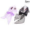 thumbnail image 2 of Neck Scarves Thin Mesh 2PCS Butterfly Polyester Scarves Summer Scarves for Women, 2 of 10