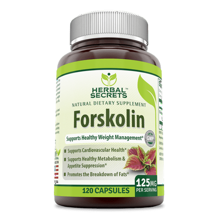 Herbal Secrets Forskolin 125 Mg 120 Capsules