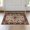 Burgundy Ivory Cream, Pattern 3, variant on ODIKA 8'x10' Washable Area Rug Durable, Non-Slip Dining Ornate Under Botanical Scroll Border Climbing Vine Table for Living Room, Sectional, Family