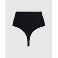 thumbnail image 5 of Culotte String Taille Haute Lissante en Noir Smoking, 5 of 5